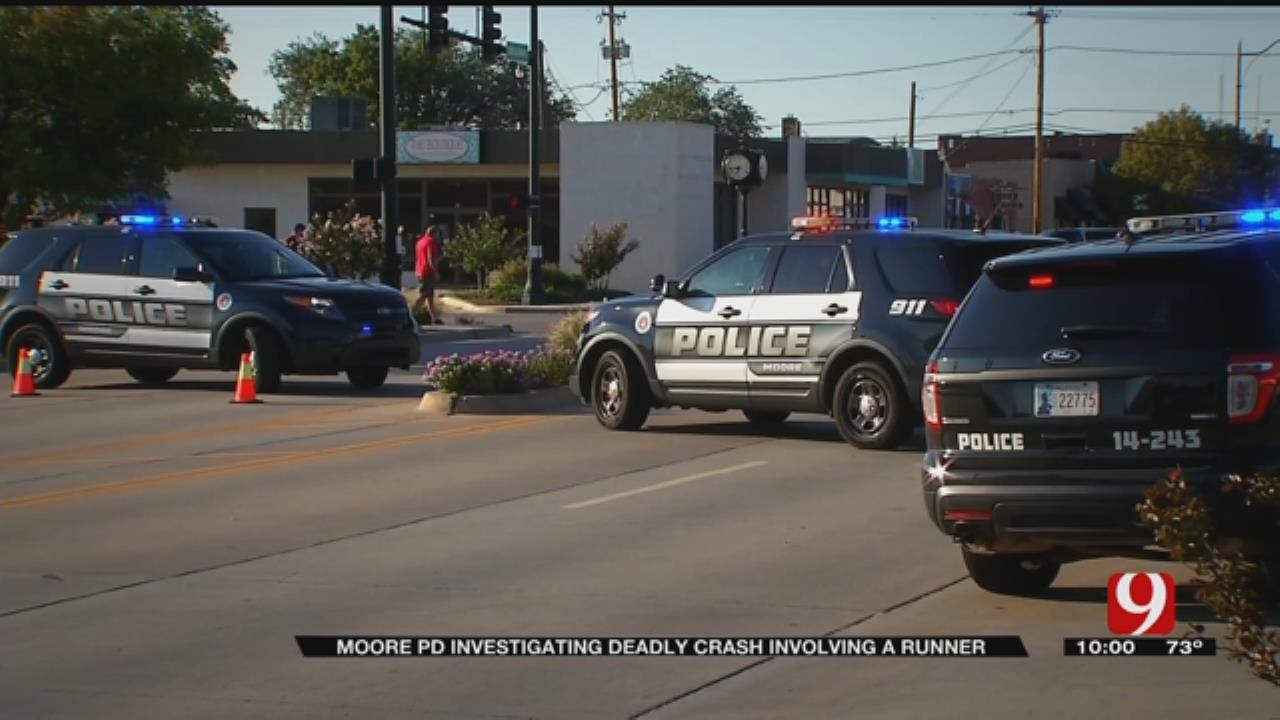 Moore PD Investigating Deadly Auto-Pedestrian Crash Involving Runner