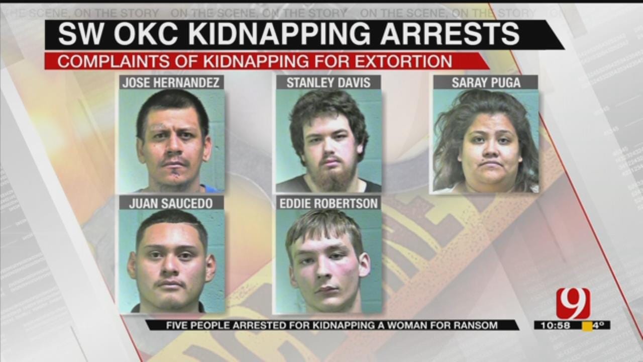 5 Arrested In Connection To Kidnapping In SW OKC