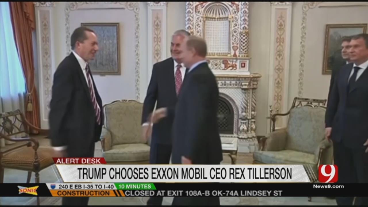 Trump Picks ExxonMobil CEO Rex Tillerson As Secretary Of State