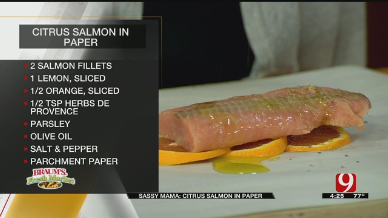 Citrus Salmon in Paper