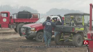 Osage County Fire Burns For More Than 24 Hours, Comes Close To Barnsdall Ranch