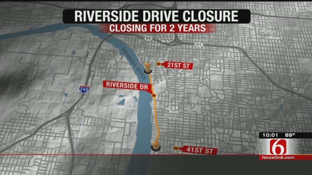 Stretch Of Riverside Drive Closes Until 2017