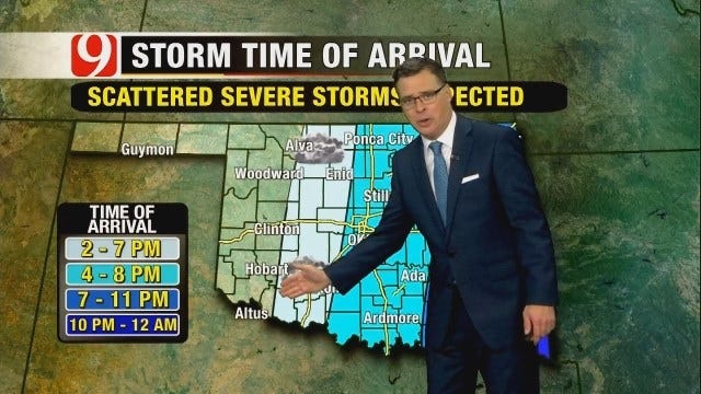 WEB EXTRA: Jed Castles Updates On Threat Of Severe Weather Tuesday
