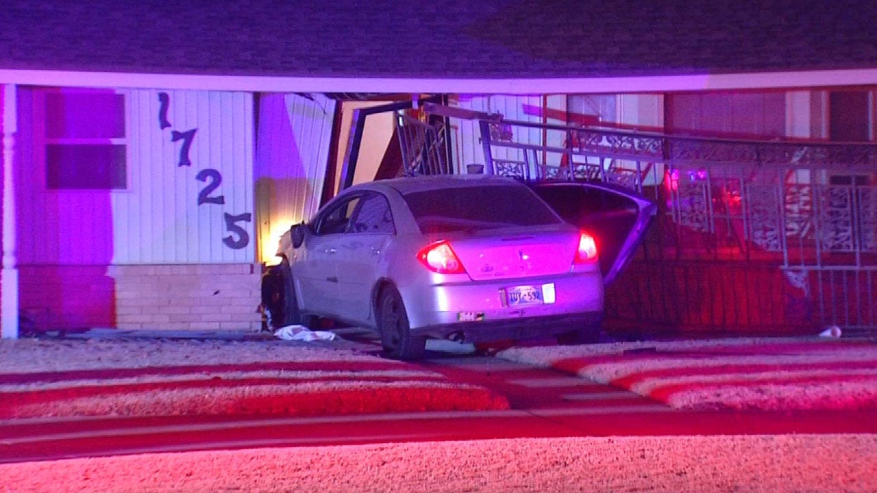 Suspected Drunk Driver Crashes Into House In SE OKC