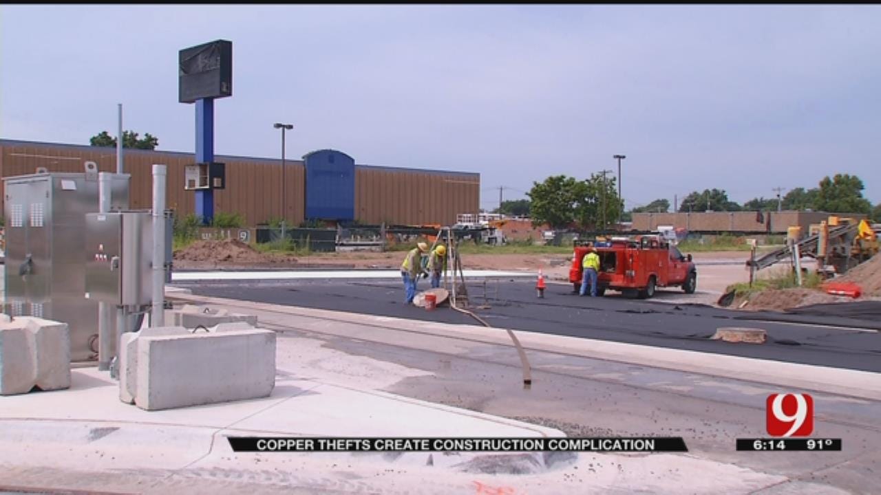 Copper Thefts Create Construction Complication For OKC Boulevard Project
