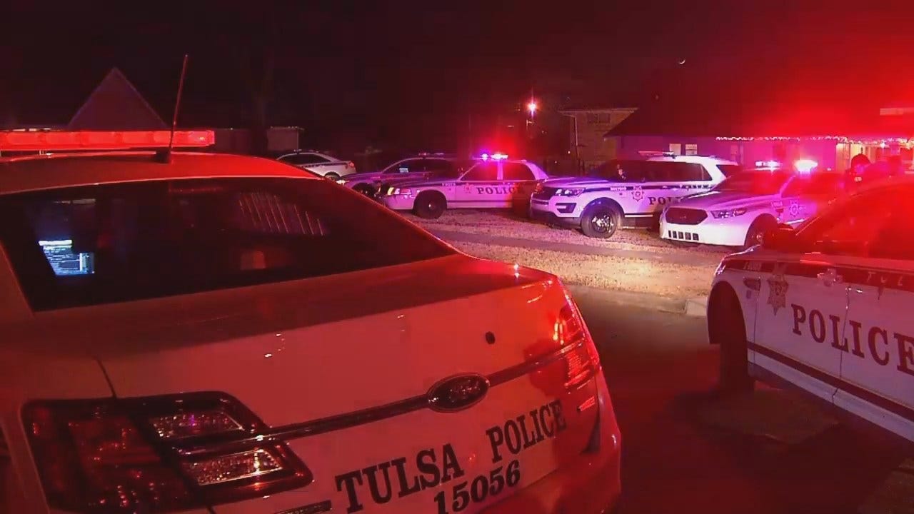 WEB EXTRA: Video From Scene Of False Shooting Call At A Tulsa Home