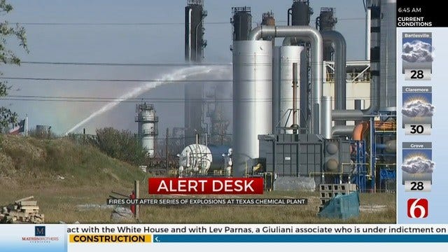 All Fires Out At Texas Chemical Plant After Explosions