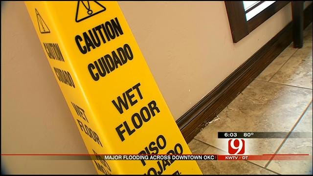 Downtown Businesses, Residents Assess Flood Damage