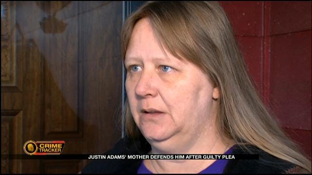 Justin Adams' Mother Defends Son After Guilty Plea