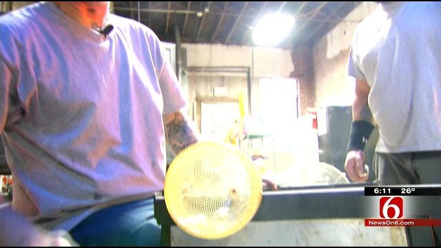 Famous Glassblower In Tulsa For Friday Art Crawl