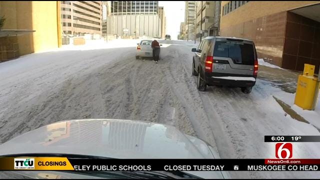 Downtown Tulsa Streets Among Last To Be Plowed