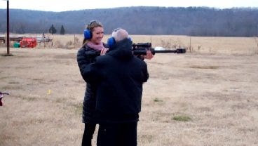 WEB EXTRA: News On 6 Anchor Tara Vreeland At The Gun Range