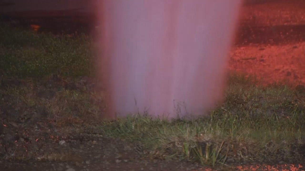 WEB EXTRA: Video From Scene Of Tulsa Water Line Break