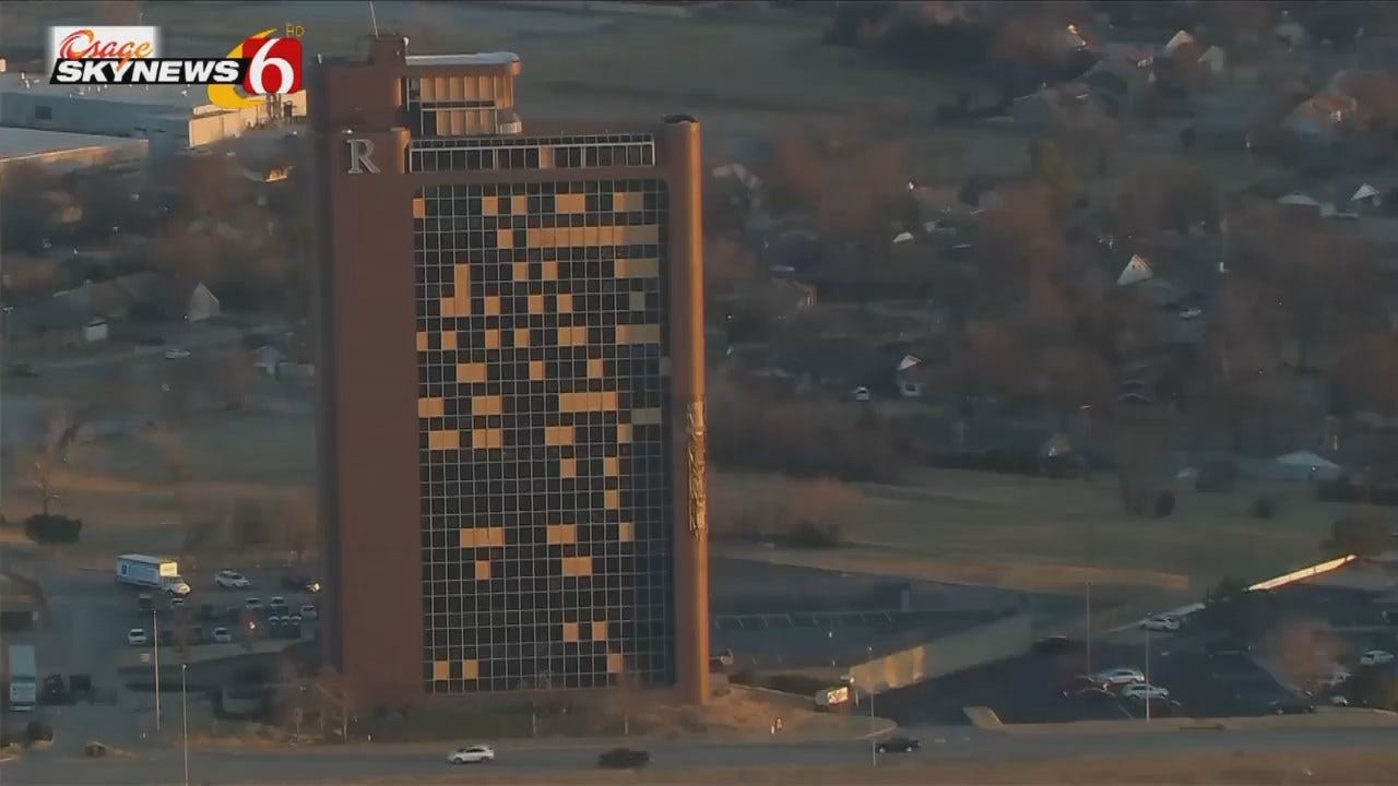 WEB EXTRA: Video Of Tulsa's Remington Tower Building From Osage SkyNews 6 HD