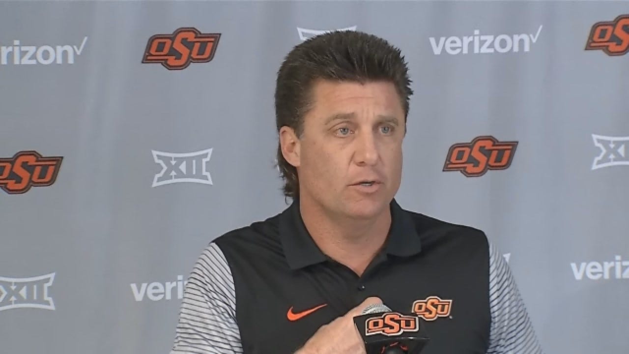WATCH: OSU's Mike Gundy Talks At National Signing Day News Conference