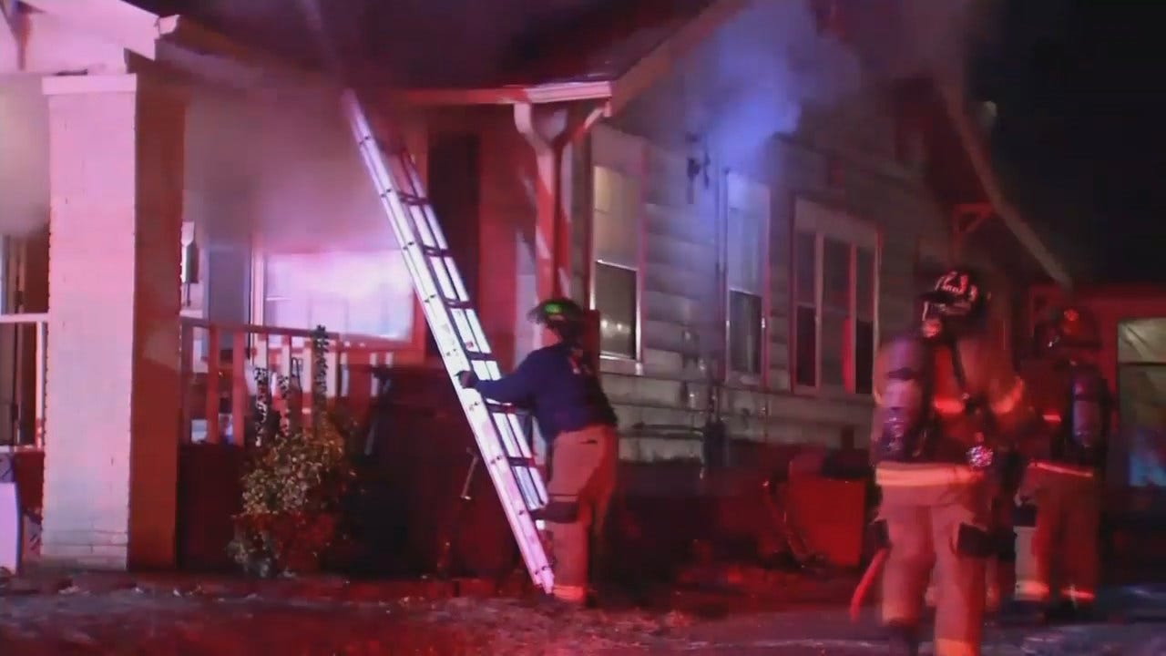Possible Electrical Fire Damages Tulsa Home