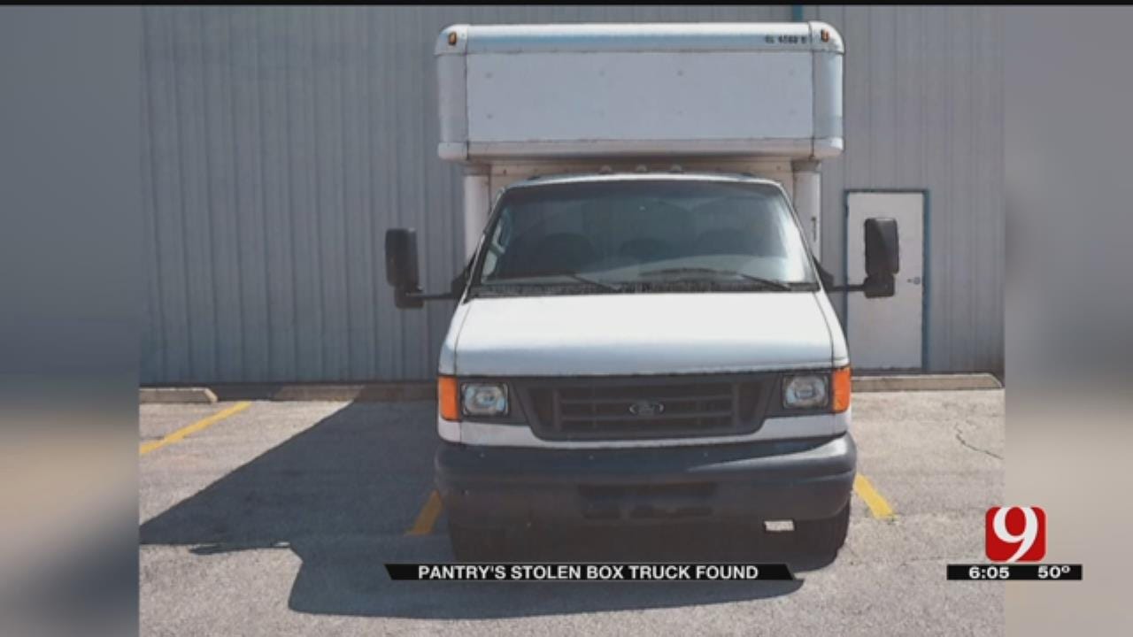 Stolen OKC Food Pantry Truck Found