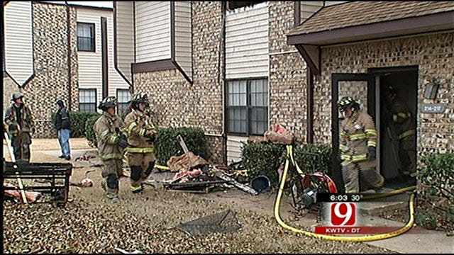 Norman Apartment Injures Two Children, Firefighter