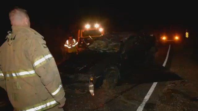 WEB EXTRA: Ford Mustang Rollover Wreck
