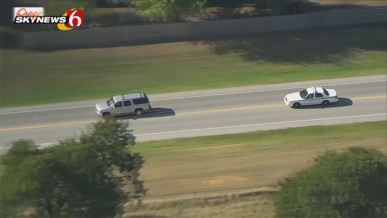 Osage SkyNews 6 HD: Tulsa Police Chase, Arrest