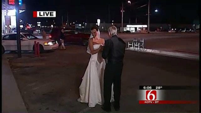 WEB EXTRA: Couple Gets Married At Tulsa Starbucks