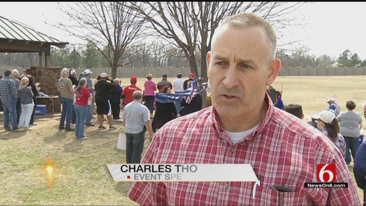 President Trump Supporters Rally At Hunter Park