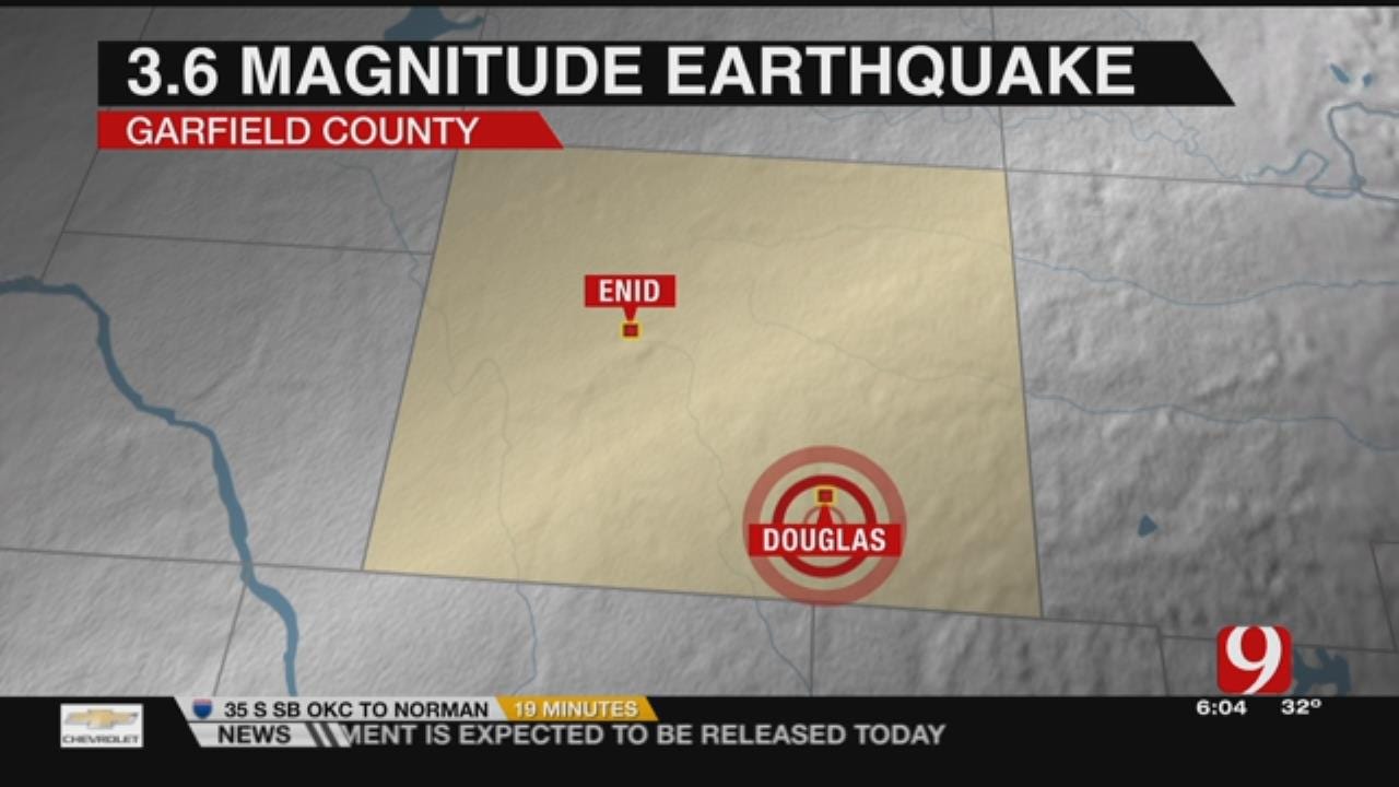 Earthquake Rattles Northern Oklahoma