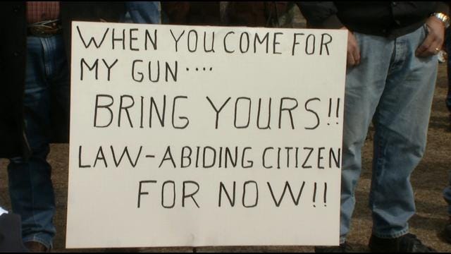 Oklahomans Unite To Rally Against Gun Legislation