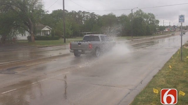 Gary Kruse Reports On Tulsa Water Line Break