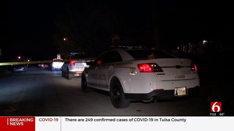 Tulsa Police Search For Suspect After 2 People Shot