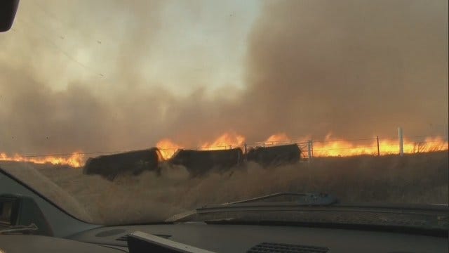 WEB EXTRA: News On 6 Storm Tracker Saves Cattle From Fire