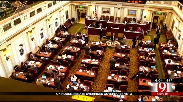 OK House, Senate Override Fallin Veto, HB 2625 Becomes Law