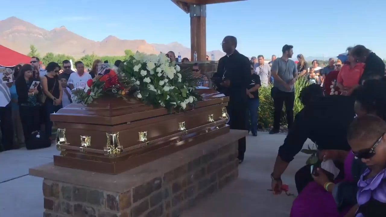 Hundreds Show Up To Support Husband Of El Paso Shooting Victim