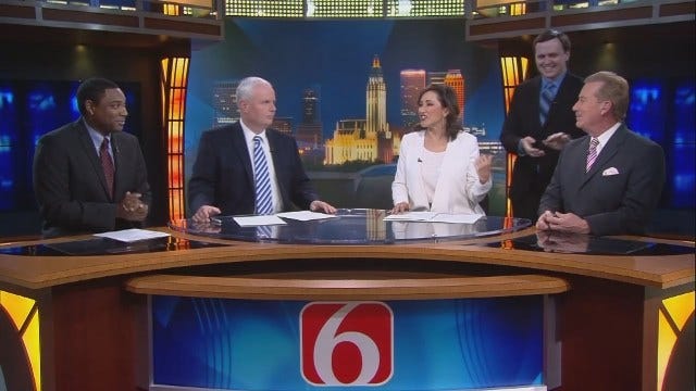 WEB EXTRA: News On 6 Meteorologists Tag Team During Coughing Attack