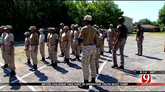 Metro Children Take Part In Operation Truth Boot Camp