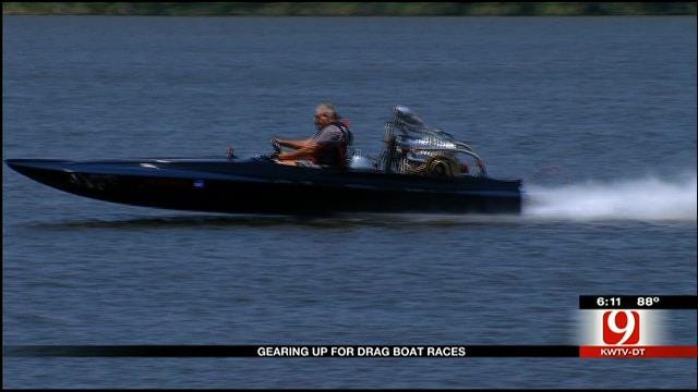 Lake El Reno Hosts 'Smoke On The Water' Drag Boat Races
