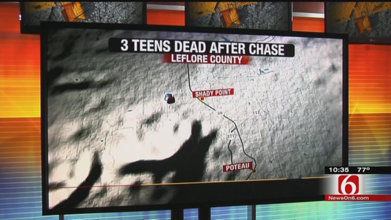 3 Teens Dead In Leflore County High-Speed Pursuit