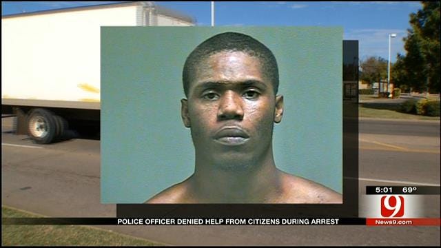 OKC Officer Denied Help From Citizens While Trying To Arrest Suspect