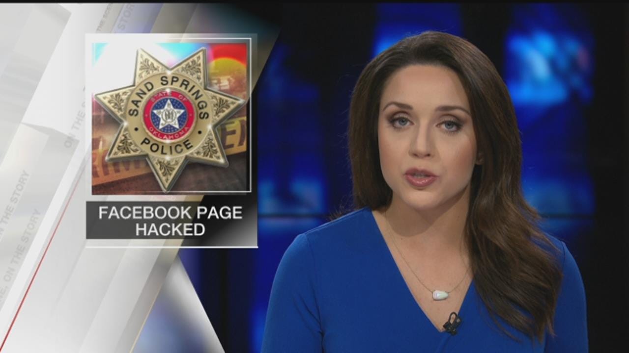 Sand Springs Police Department Facebook Hacked