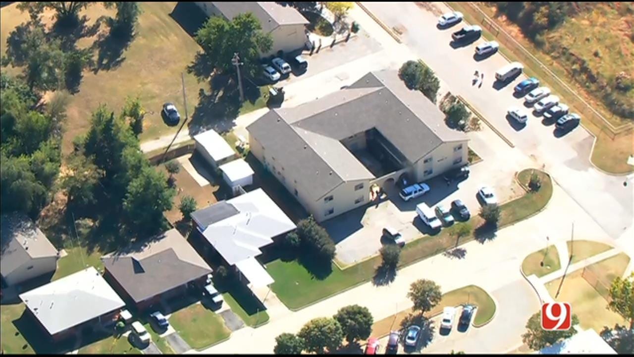 WEB EXTRA: SkyNews 9 Flies Over Investigation After Body Found In Edmond