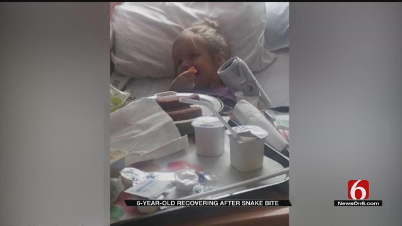 6-Year-Old Oklahoma Girl Suffers Life Threatening Snake Bite