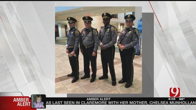Oklahoma Honor Guard Members Attend Police Officer Funerals In Dallas