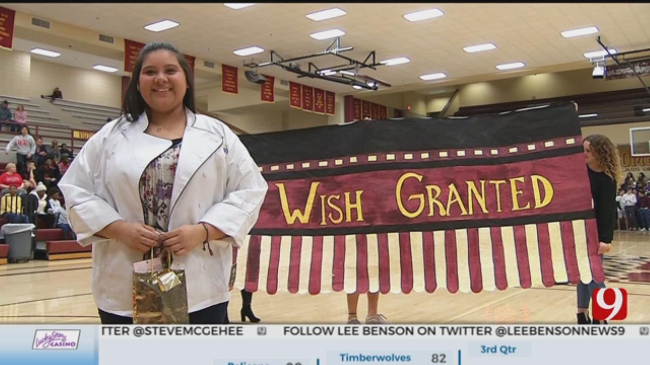 Make-A-Wish Foundation Honors Hinton Student's Wish