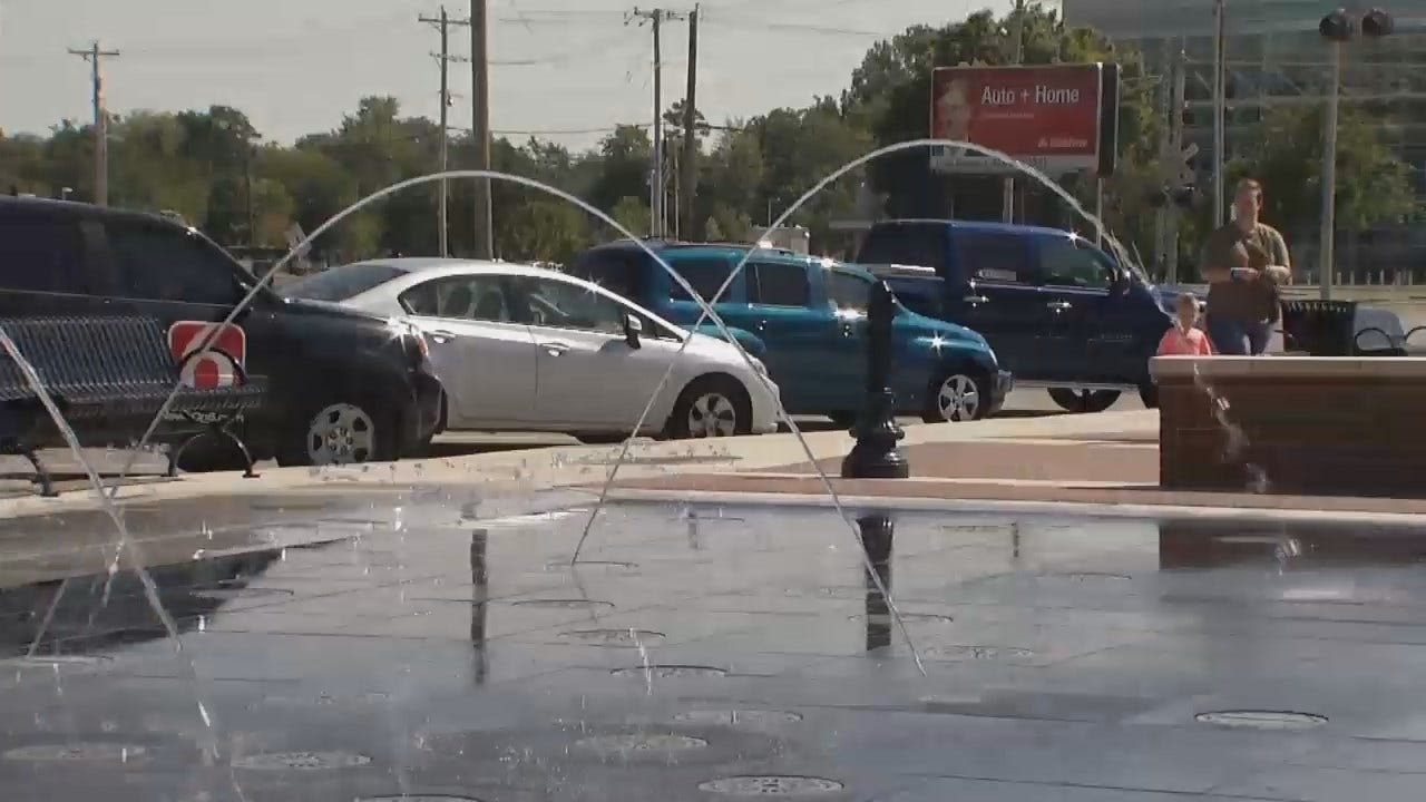 WEB EXTRA: Broken Arrow's Rose District New Water Fountain