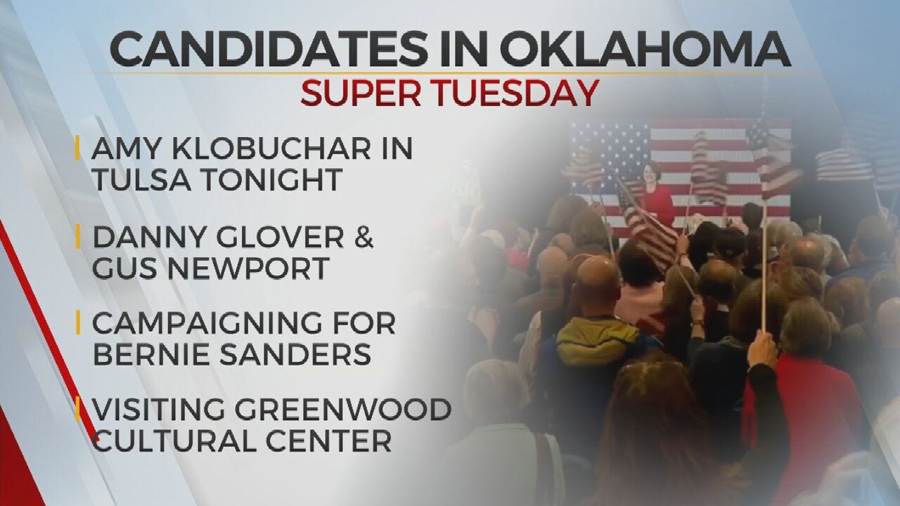 Presidential Candidates Campaign In Oklahoma Before Super Tuesday