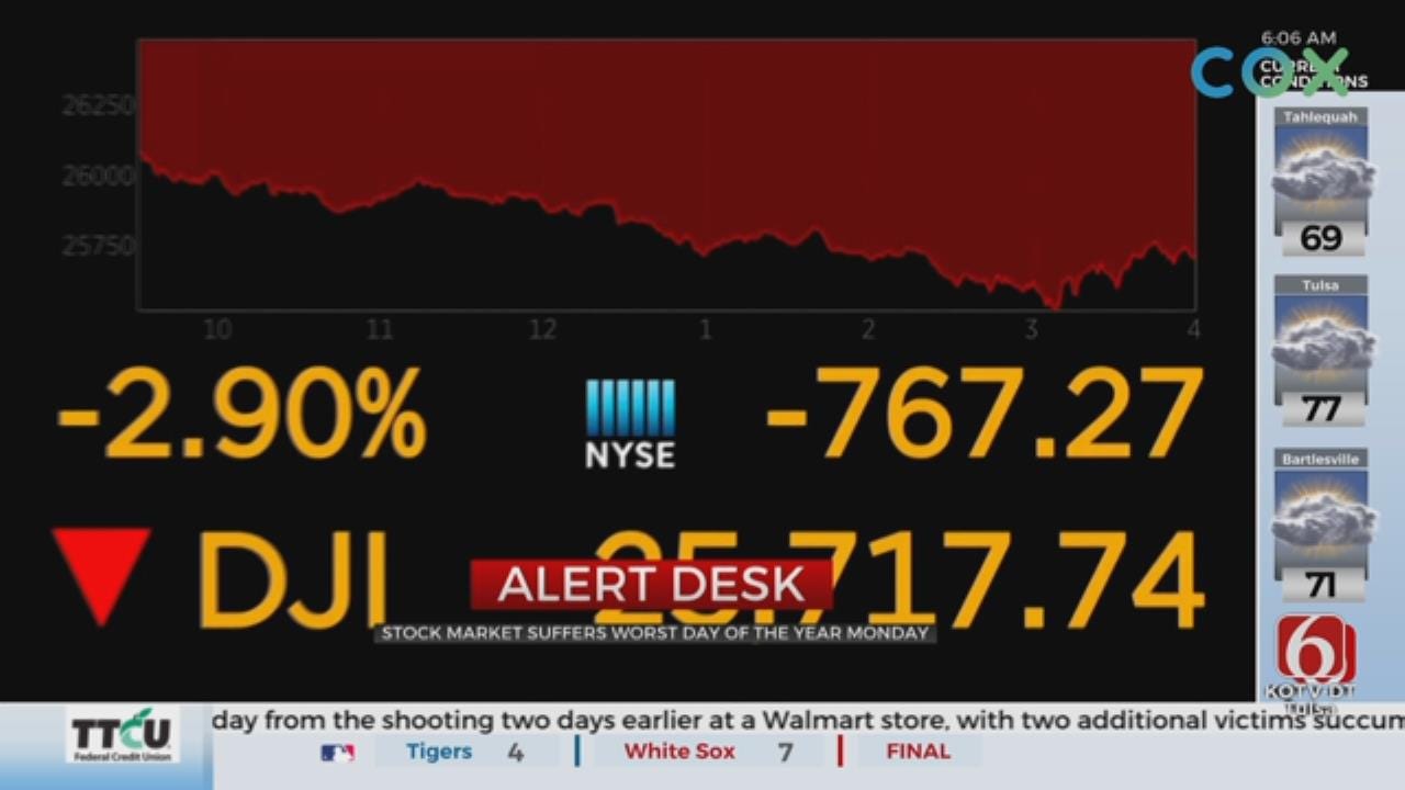 Stock Market Opening Down After Worst Day Of The Year