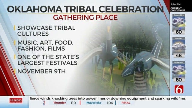 Gathering Place To Hold Oklahoma Tribal Celebration