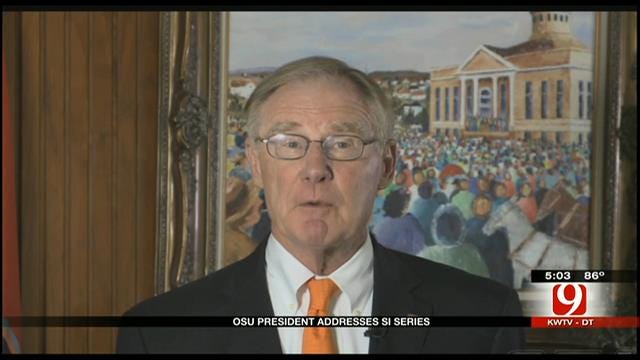 OSU President Burns Hargis Releases Video Statement On SI Investigation