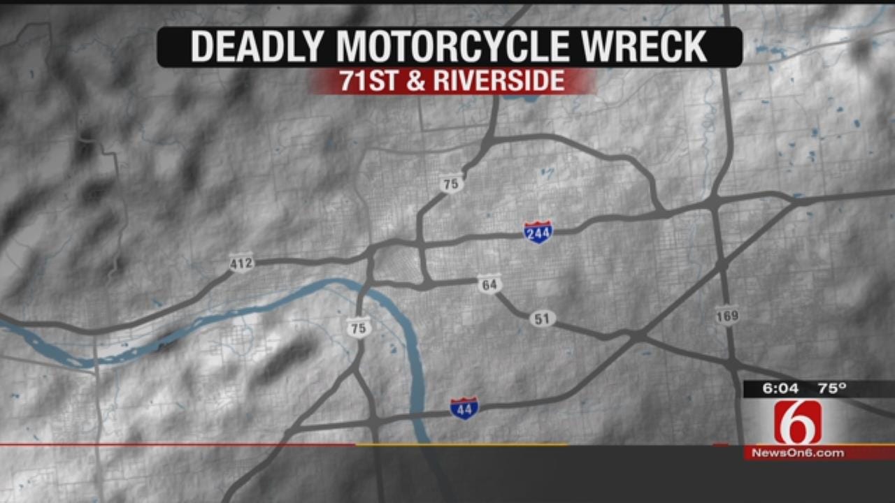 Motorcyclist Killed In Four Vehicle South Tulsa Crash