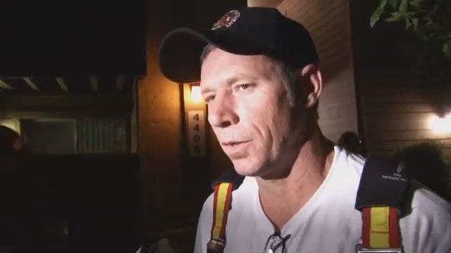 WEB EXTRA: Tulsa Fire District Chief Roger Williams Talks About Apartment Fire